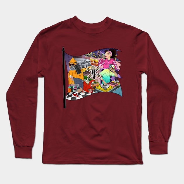 The Elements T-Shirt Long Sleeve T-Shirt by The Culture Marauders